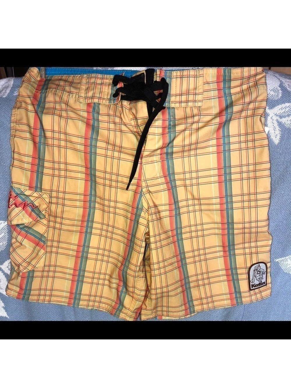 EUC mens size 30 katin board shorts swim trunks
